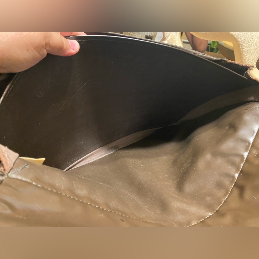 Samsonite Leather attaché case - Picture 2 of 8